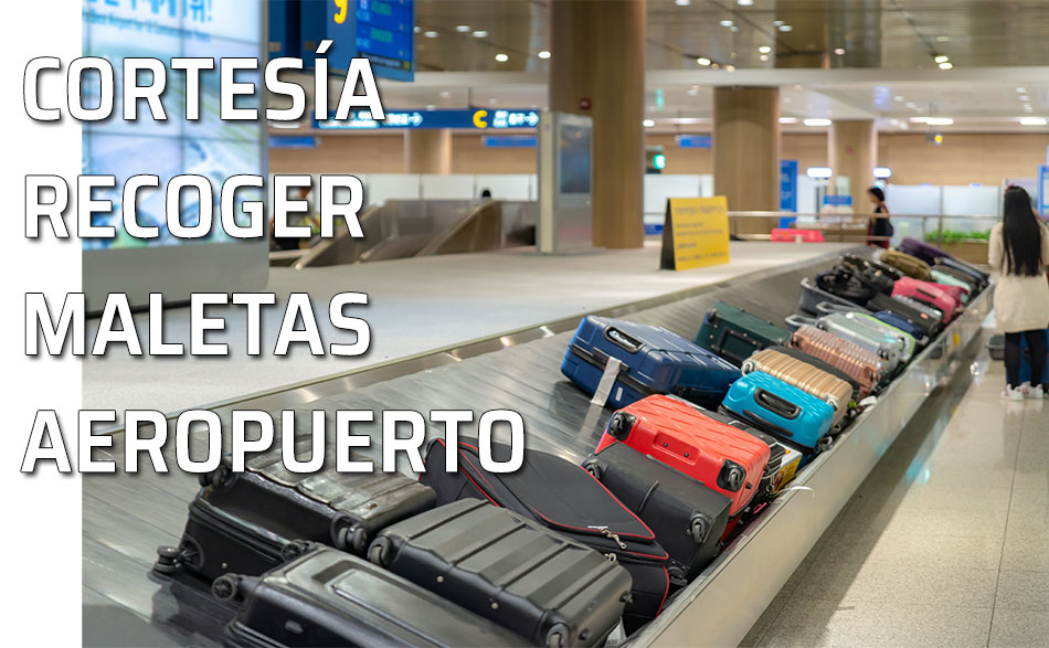 Cinta transportadora de maletas de un aeropuerto