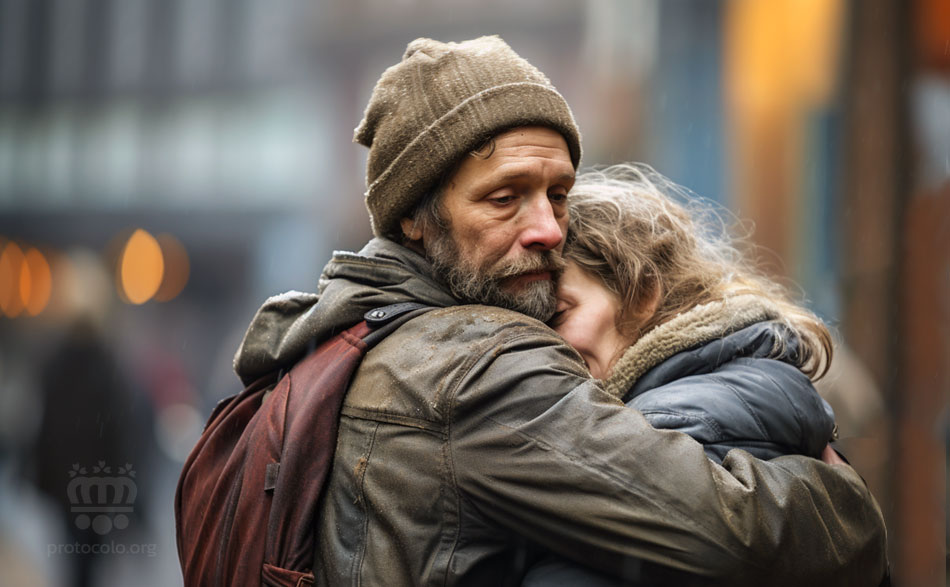 La química de un abrazo es difícil de superar con las palabras