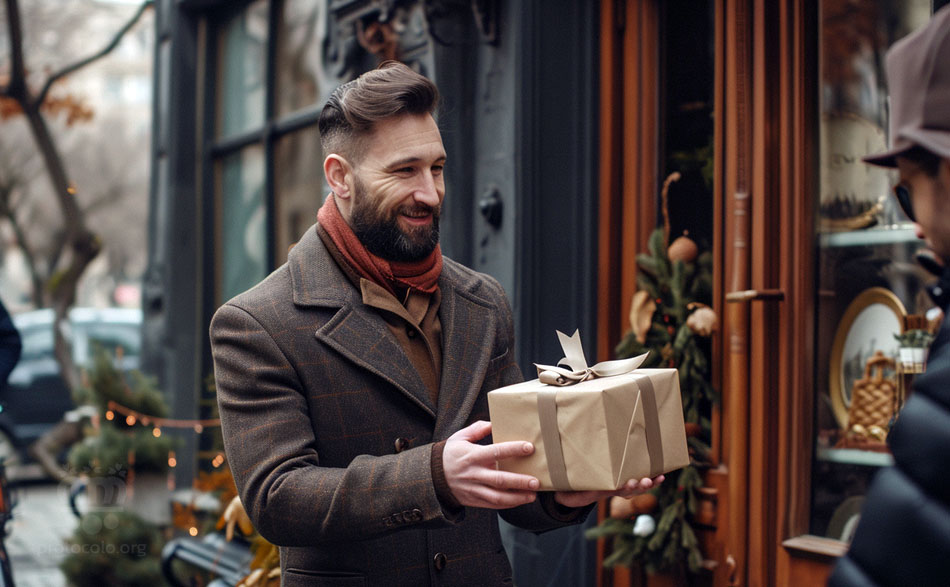 Una sonrisa sincera al entregar un regalo, aumenta su éxito