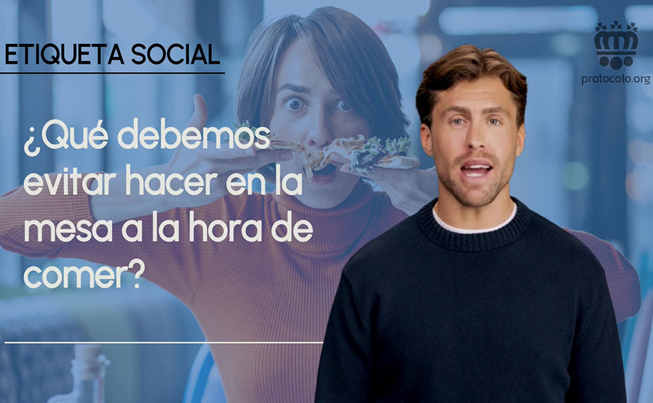 Consejo para no tener un mal comportamiento en la mesa