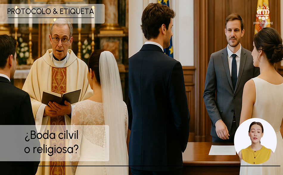 Los novios deben decidir teniendo en cuenta sus creencias y las del otro