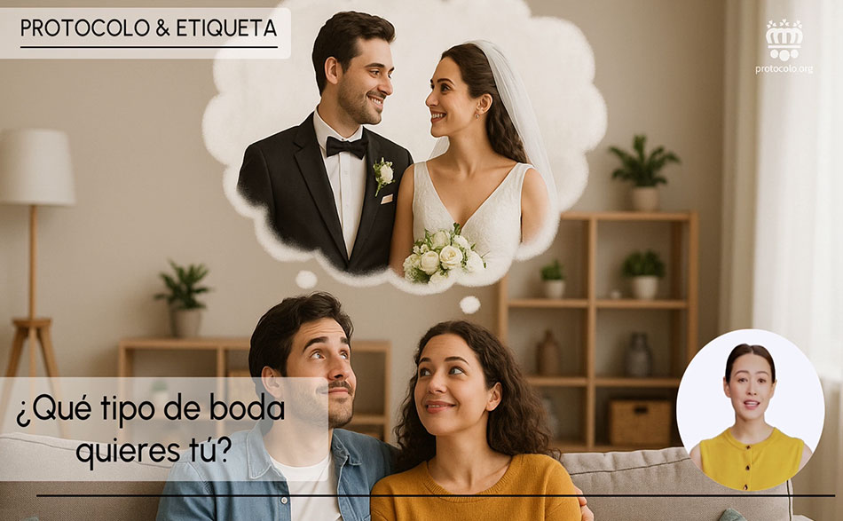 El tipo de boda debe ser elegido por los novios evitando injerencias o presiones externas