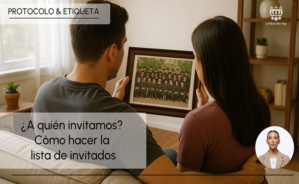 Los novios son los que deben tener la última palabra en cuanto a los invitados a su boda