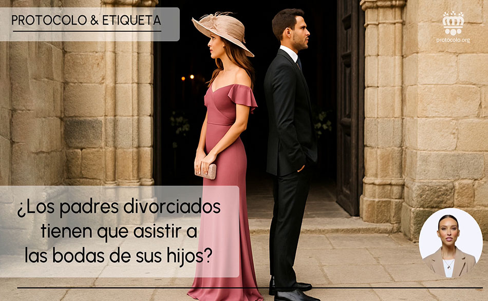 Las parejas separadas o divorciadas pueden llevarse bien o mal, pero no debe repercutir su comportamiento en la boda de sus hijos