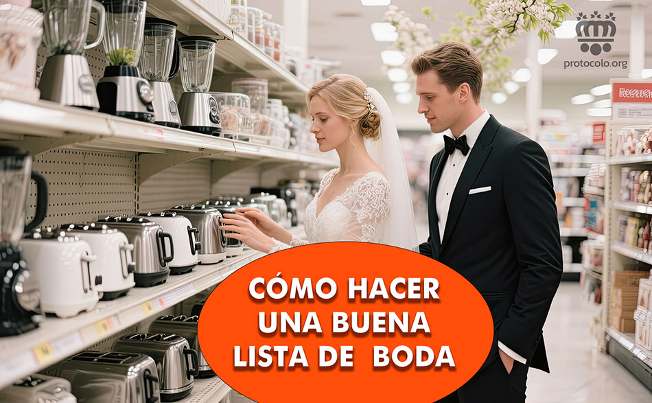 La lista de boda facilita a los invitados hacer un regalo a los novios