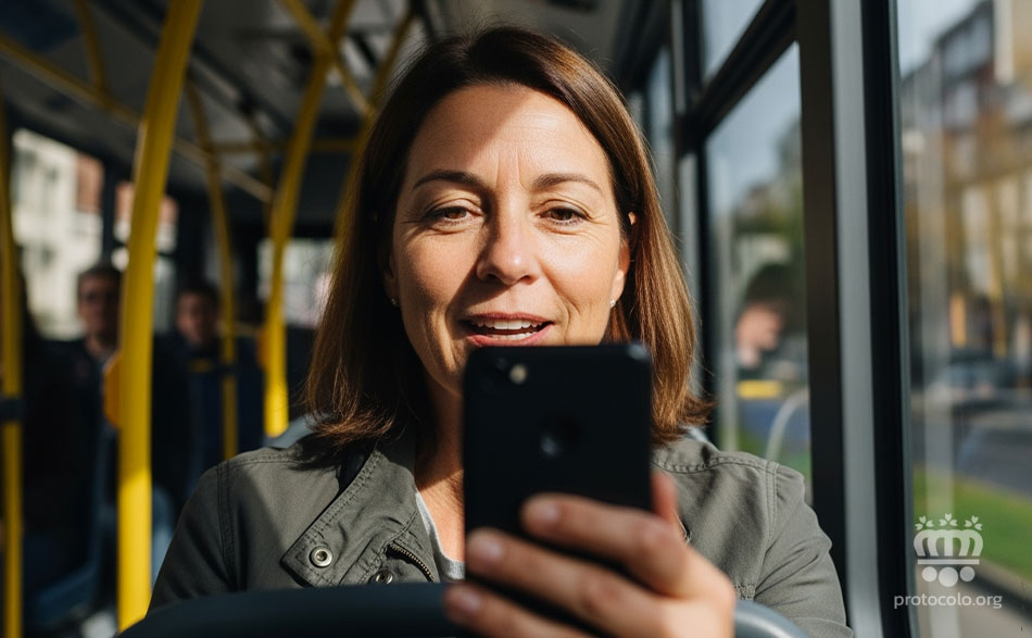 El teléfono celular en manos libres no se debe usar en espacios públicos donde hay más gente. Las conversaciones telefónicas deberían ser lo más privadas posibles