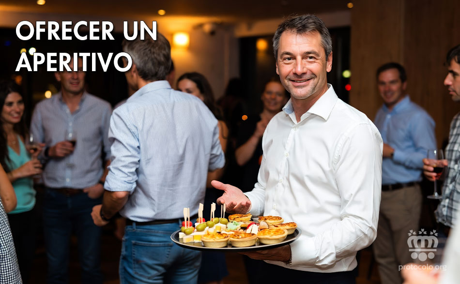 Los aperitivos también son ideales para que los invitados se vayan conociendo entre ellos