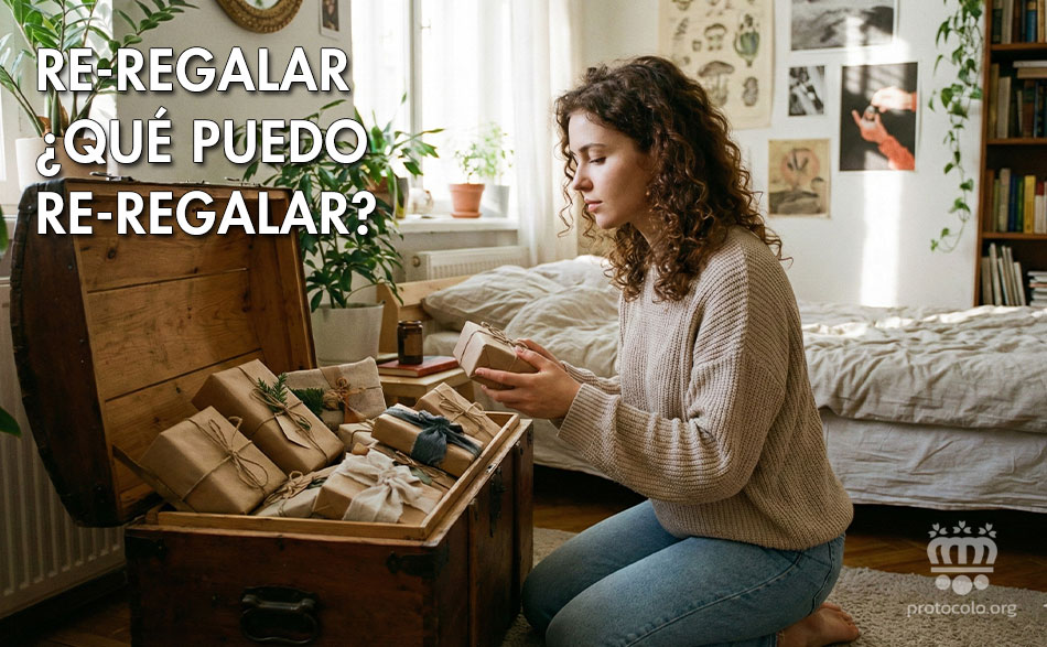 Hacer un regalo que nos han hecho a nosotros El arte de re-regalar El re-gifting. Es algo cada vez más habitual hacer regalos que nos han hecho a nosotros