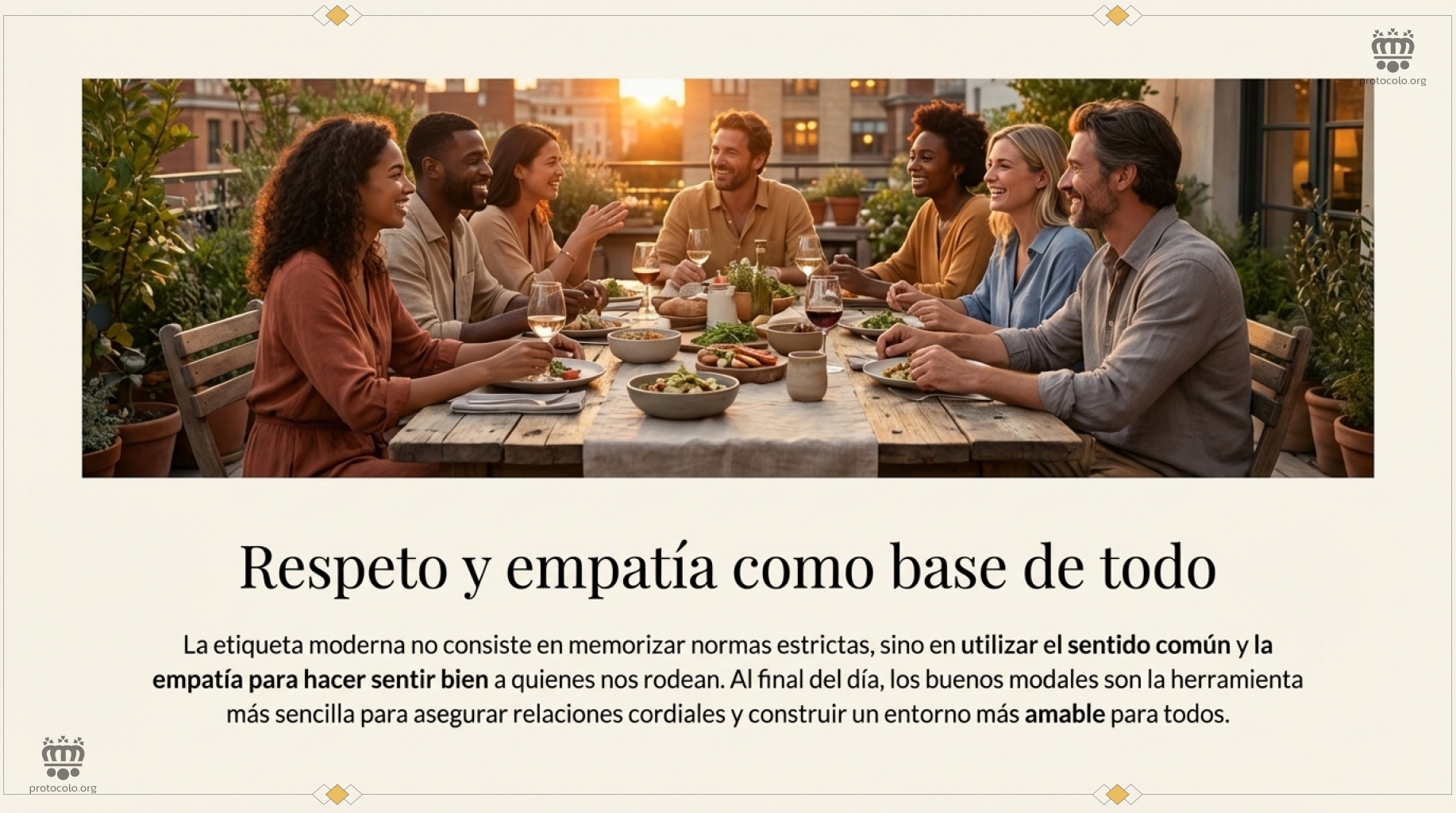 No son reglas estrictas, pero sí son consejos necesarios para convivir de forma cordial y agradable
