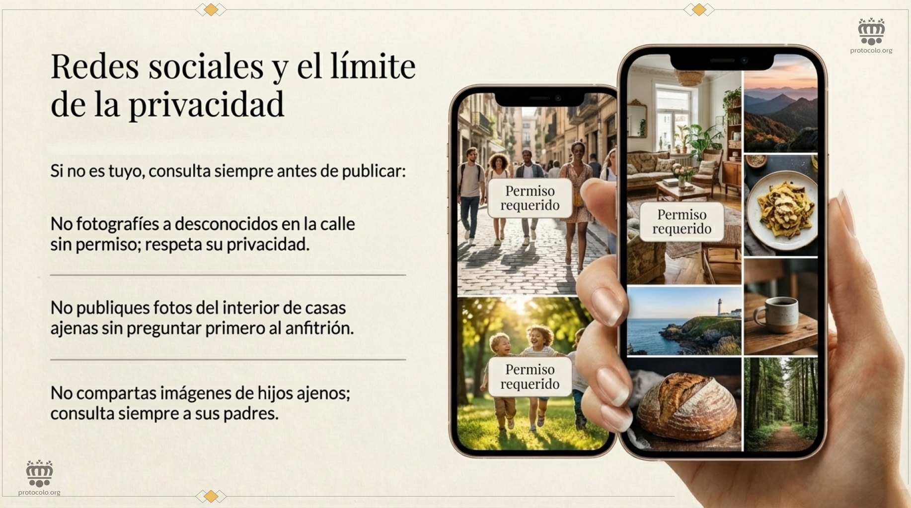 Si no es tuyo, debes consultar antes de publicar