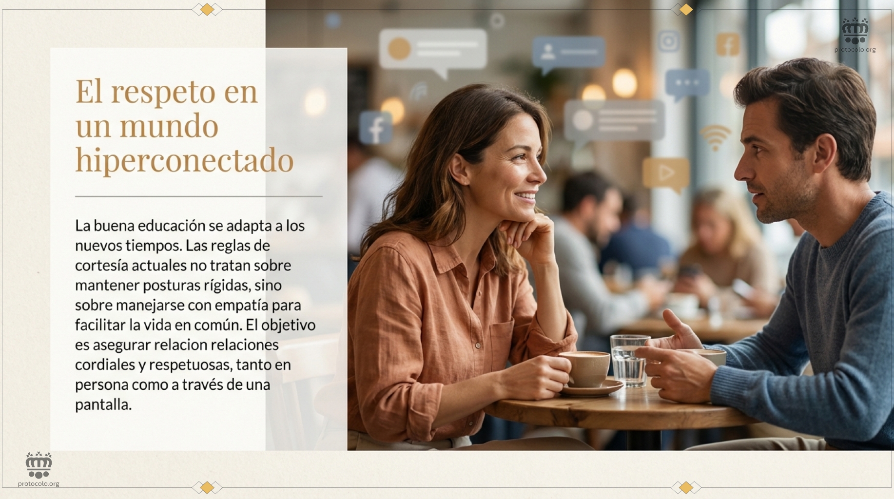 La buena educación se adapta a los nuevos tiempos