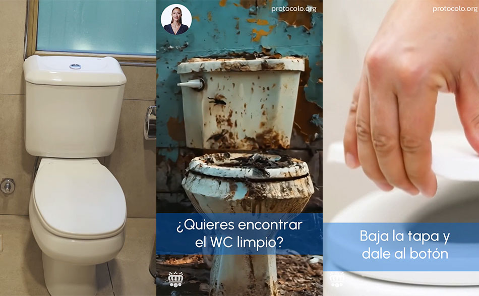 Un baño impecable indica que las personas que lo utilizan saben cómo comportarse bien