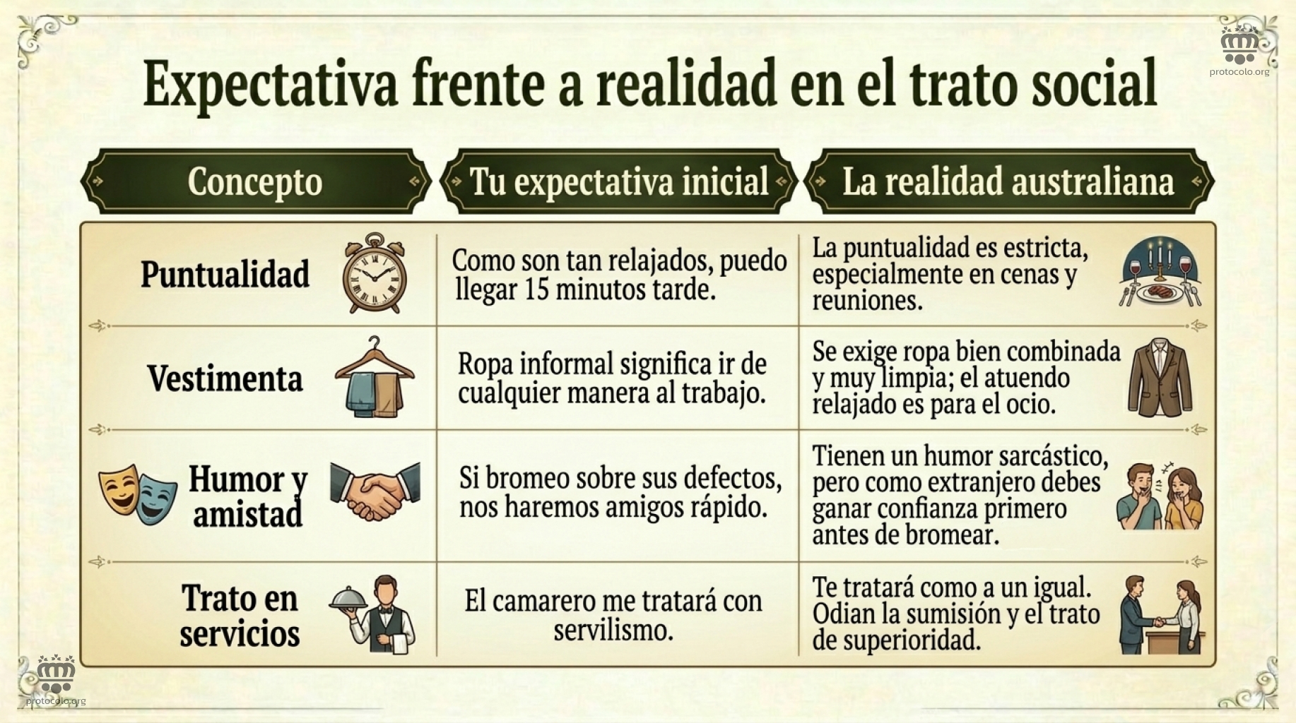 Lo que esperamos y lo que realmente ellos esperan de nosotros