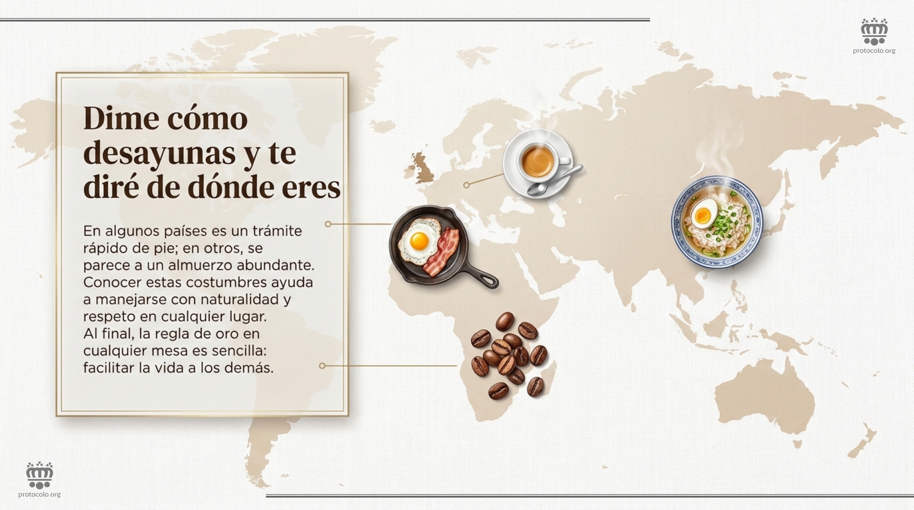 Dime qué desayunas y te diré de dónde eres. Cada tipo de desayuno tiene sus peculiaridades