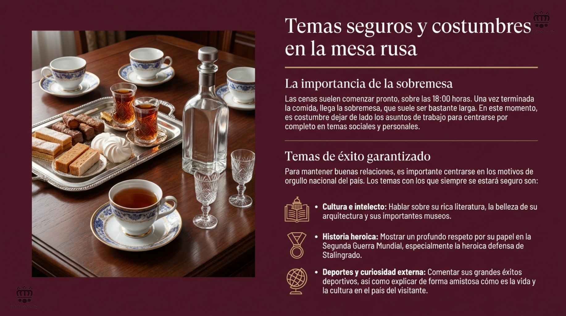 Temas de conversación que se pueden tener en la mesa. La importancia de la conversación y la sobremesa