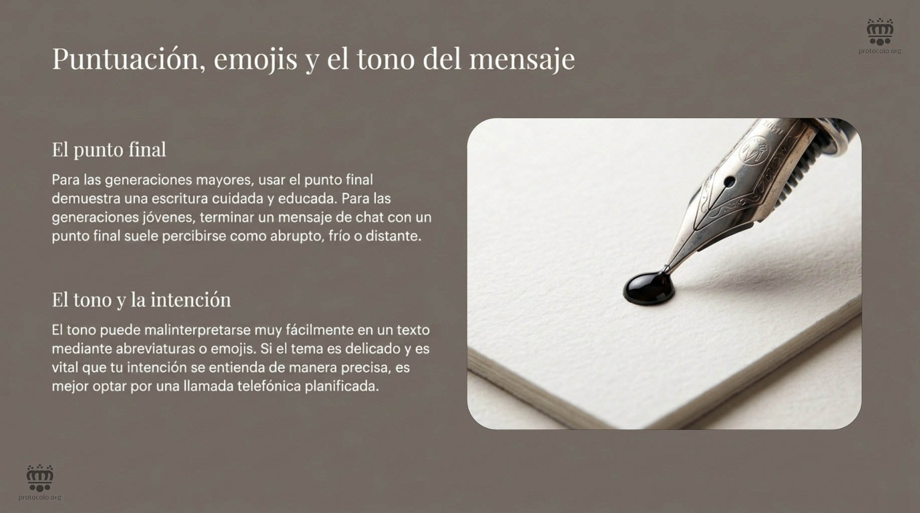 Puntuación, emojis y el tono del mensaje. El punto final de un texto no se interpreta igual para los mayores que para le generación Z