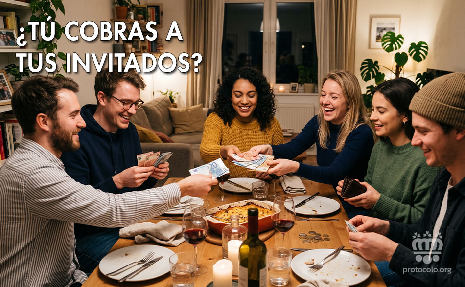 Los invitados, como su nombre indica, son invitados no comensales de pago