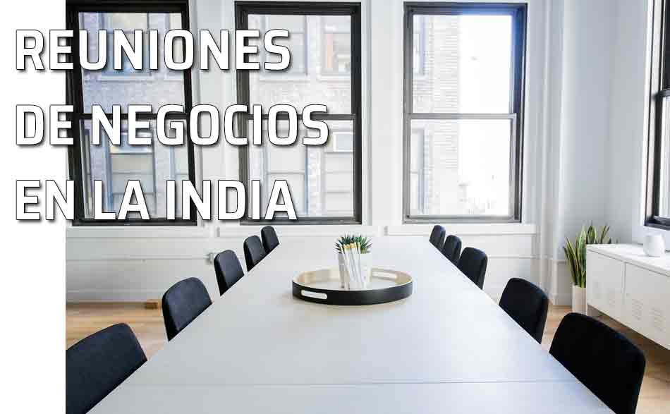 Oficina. Las reuniones de negocios en la India