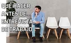 Esperando para una entrevista de trabajo