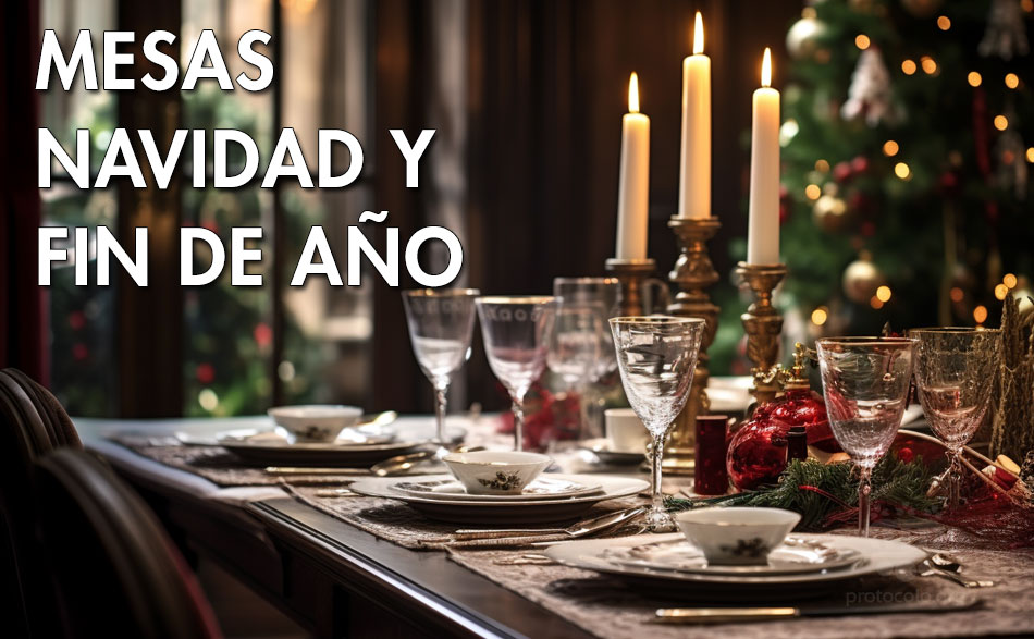 Las mesas elegantes son las que más éxito tienen en la fechas navideñas