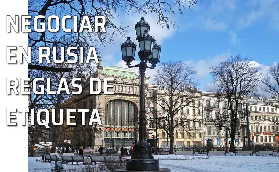 Plaza de San Petersburgo. Negociar en Rusia