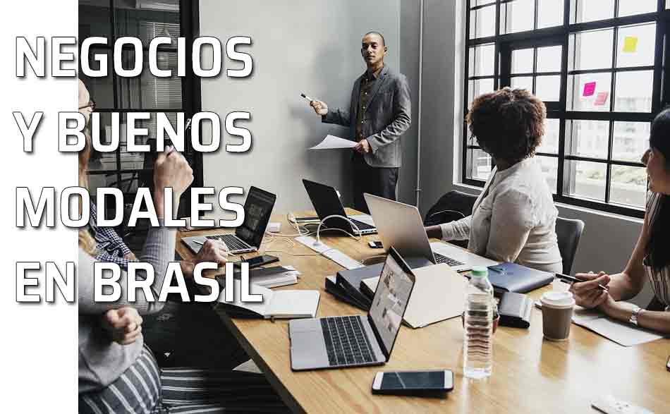 Reunión de empresa. Negocios en Brasil