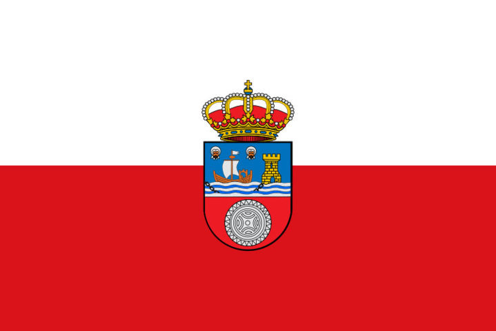 Bandera oficial de Cantabria, comunidad Autónoma de Cantabria