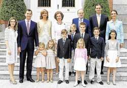 Foto de la Familia Real de España.