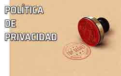 Política de privacidad, actualizada según la nueva normativa GPDR