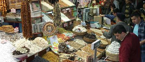 Mercado. Mercado en Turquía.