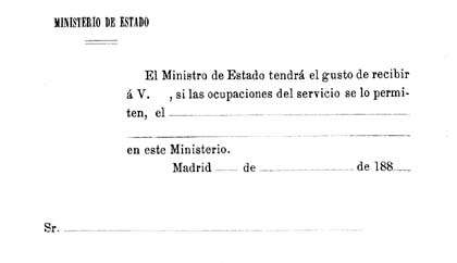 Documento diplomático.