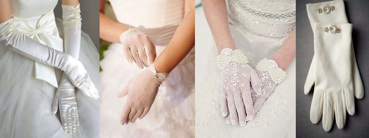 Modelos de guantes de novia