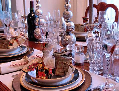 Mesa de Navidad.