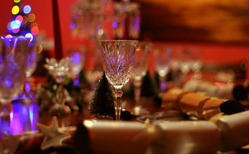 Mesa de Navidad.