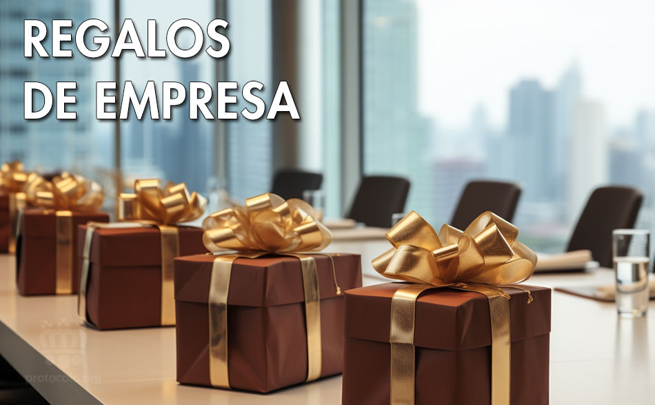 Las empresas suelen hacer regalos a sus clientes