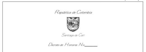 Cabecera Decreto Honores.