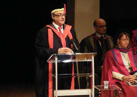 Discurso. Disertación de un profesor universitario.