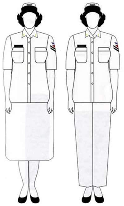 Uniforme alistado G-A y G-B. Uniforme alistado G-A y G-B.