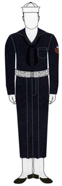 Uniforme alistado M-5. Uniforme alistado. M-5.