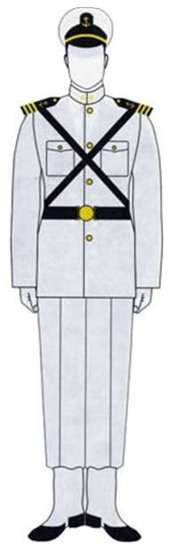 Uniforme Guardiamarinas B-1. Uniforme Guardiamarinas B-1.
