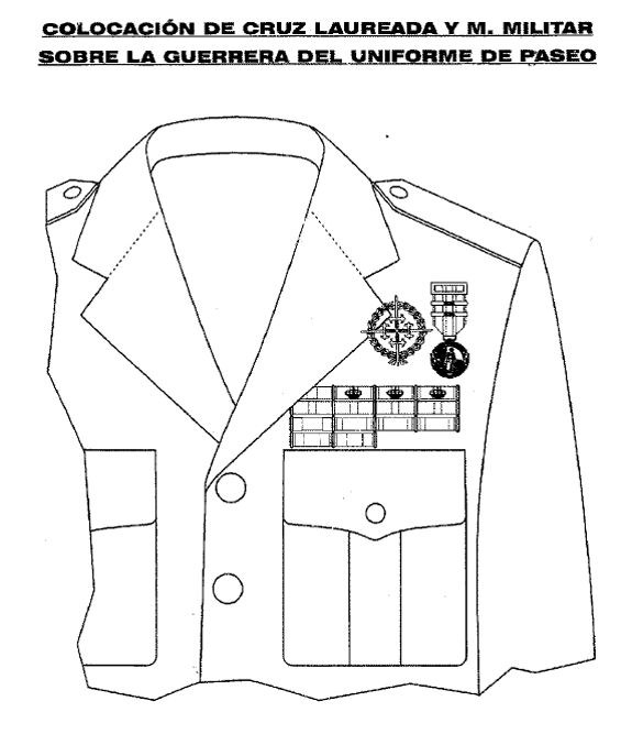 Colocación Cruz Laureada. Colocación Cruz Laureada.