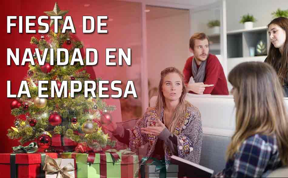Una fiesta de Navidad en la oficina