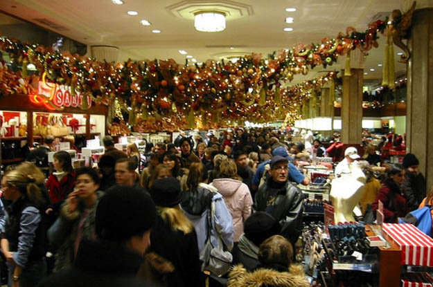 Compras de Navidad en Macy's