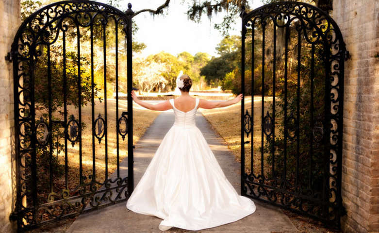 Vestido de novia. Holiday Cottage - Brookgreen Gardens