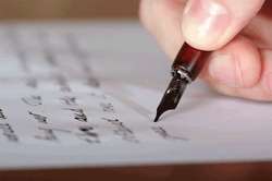 Escribir una carta personal.