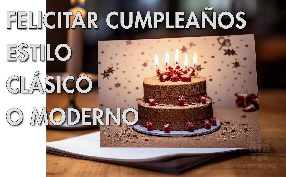 Feliz cumpleaños Tradicional o nuevas tecnologías