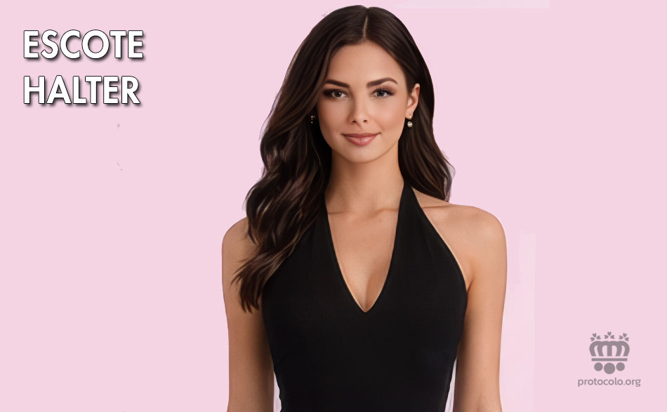 Escote Halter Escotes para prendas de vestir