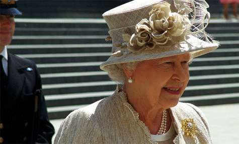 Isabel II. Reina de Inglaterra.
