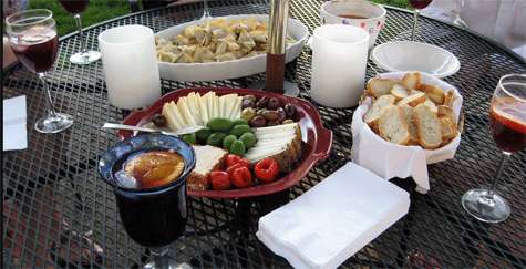 Aperitivos y platos para un drunch.