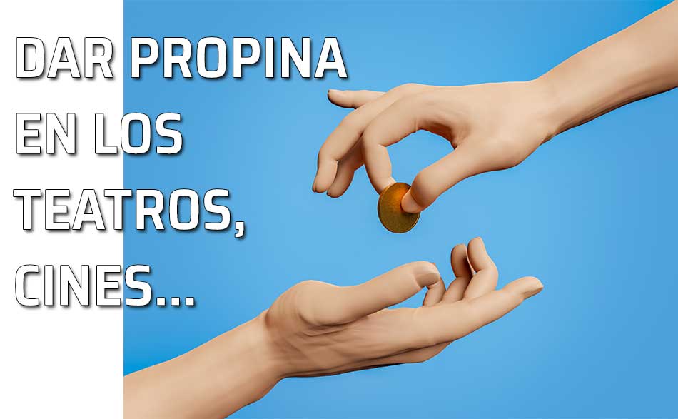 Dar unas monedas de propina